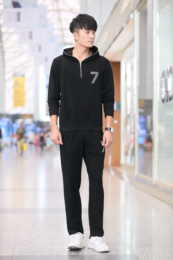 男士加绒卫衣防寒保暖最新款,男士卫衣套装冬季保暖加绒加厚