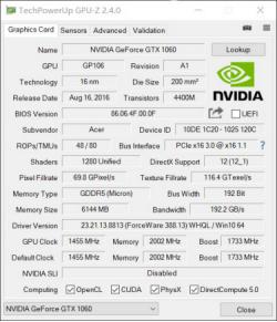 卖1.4W的mGTX1060笔记本是宏碁膨胀了吗?