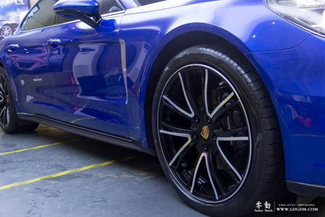 保时捷panamera车衣,保时捷panamera龙胆蓝珠光车衣
