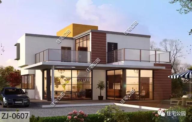 农村6层新中式别墅效果图,农村6套别墅图片大全