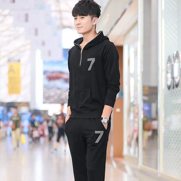 男士加绒卫衣防寒保暖最新款,男士卫衣套装冬季保暖加绒加厚