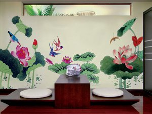 液体壁纸优缺点,液体漆壁纸效果图