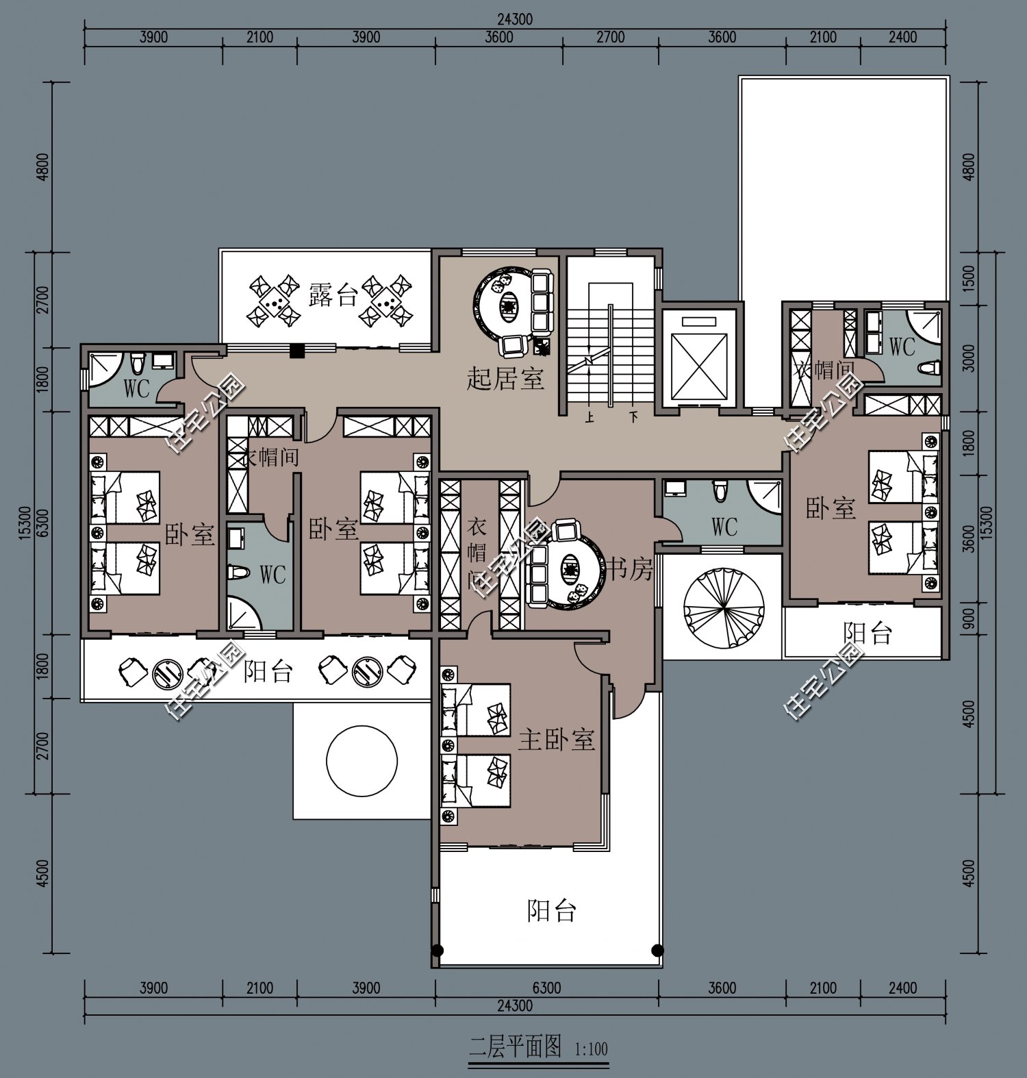 农村6层新中式别墅效果图,农村6套别墅图片大全