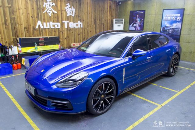 保时捷panamera车衣,保时捷panamera龙胆蓝珠光车衣