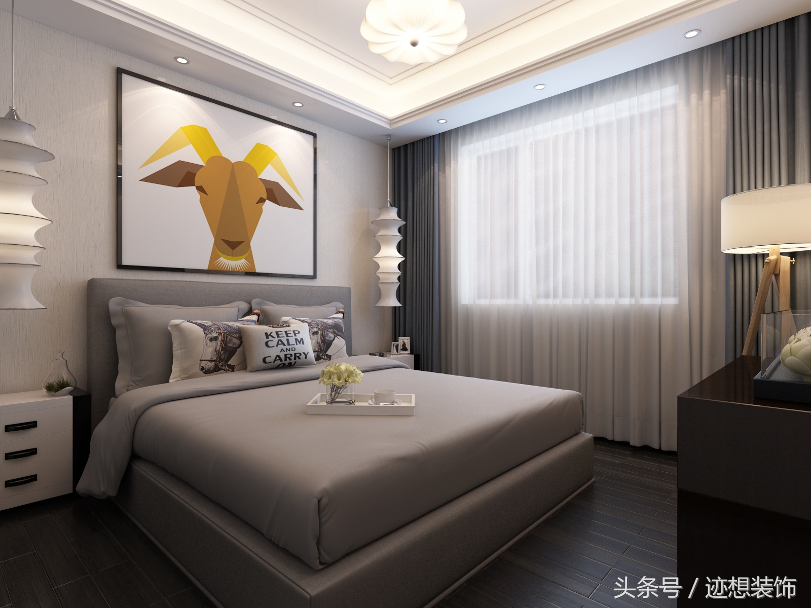 泰和地中海186大平层设计,泰和龙岸新中式装修