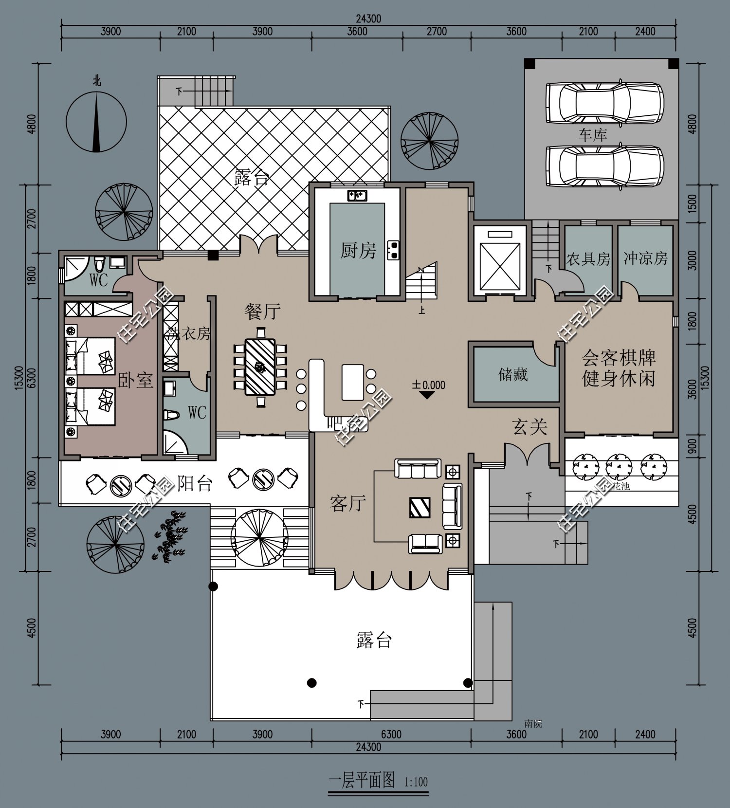 农村6层新中式别墅效果图,农村6套别墅图片大全