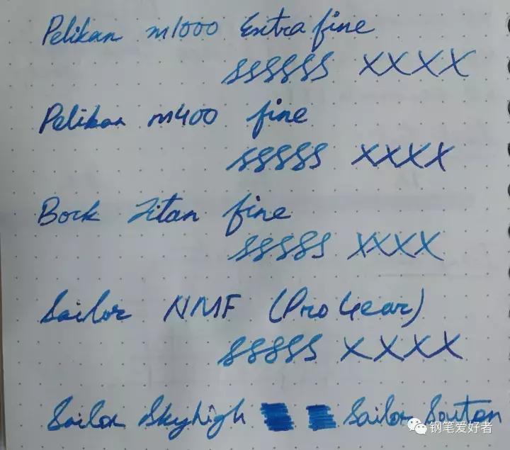 sailor写乐钢笔官网,写乐限定墨水试色