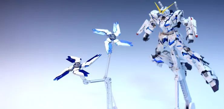 沉浸式拼装完美蓝色独角兽高达,独角兽高达拼装模型推荐学生党
