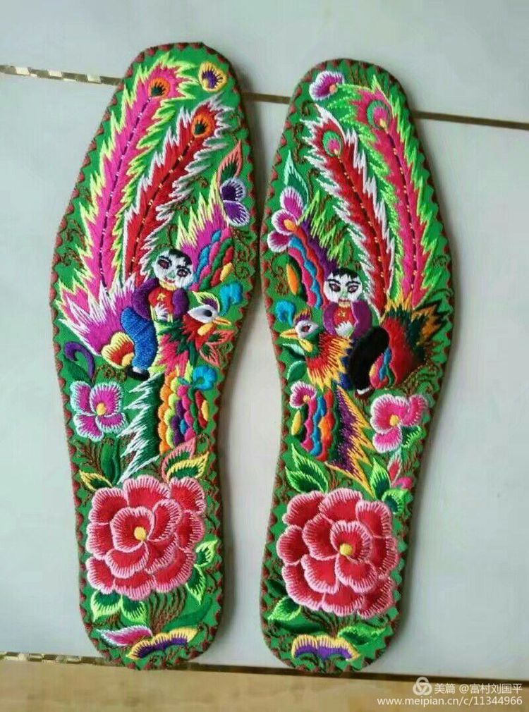 手工喜字鞋垫花样图案大全,手工鞋垫的制作教程全过程