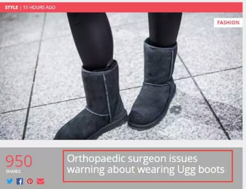 加拿大人超爱知名品牌爆出惊天丑闻:穿多了致残!UGG你在穿吗