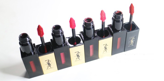 圣罗兰08唇釉,圣罗兰8支口红礼盒