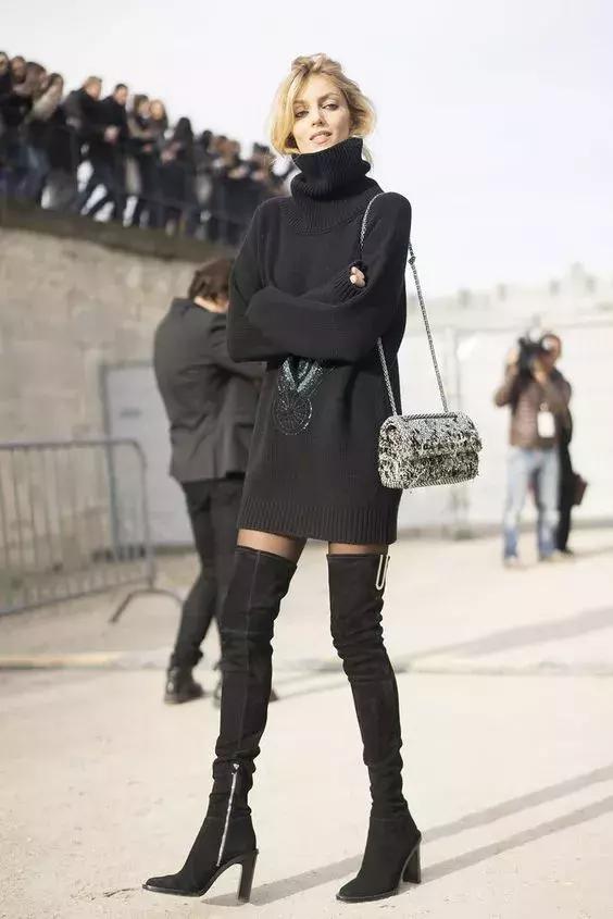 靴子怎么穿显腿长,靴子怎么穿显腿长一点