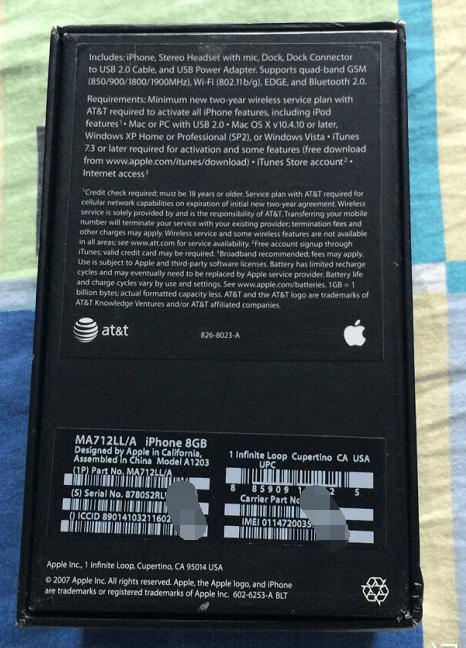 iphone初代5元,老一代iphone价格