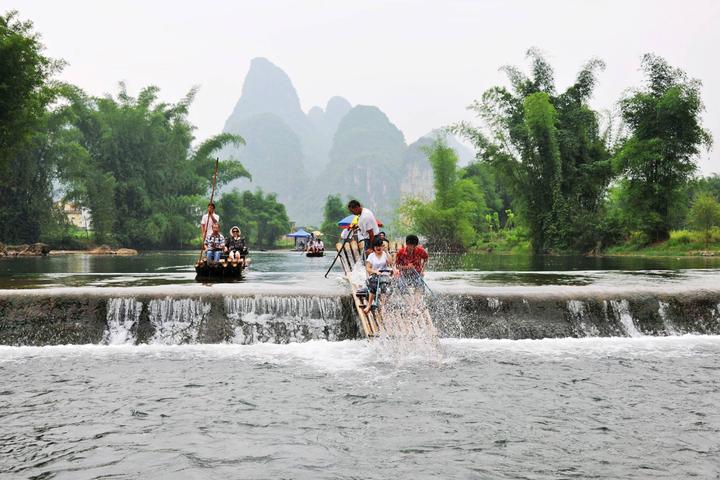 2021阳朔遇龙河竹筏各段漂流价格,阳朔杨堤到兴坪和遇龙河漂流区别