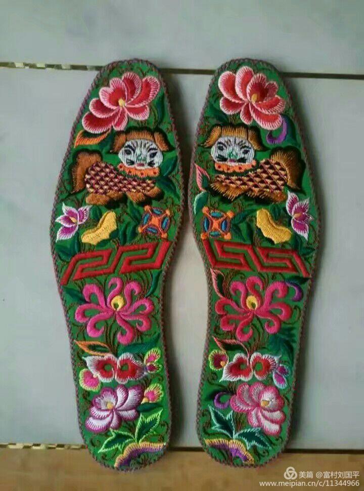 手工喜字鞋垫花样图案大全,手工鞋垫的制作教程全过程