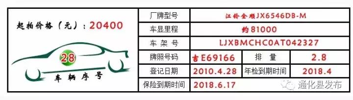 永新公车拍卖,通化最新拍卖公告
