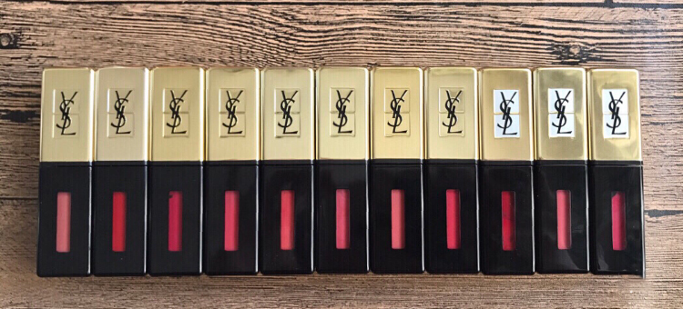 圣罗兰08唇釉,圣罗兰8支口红礼盒