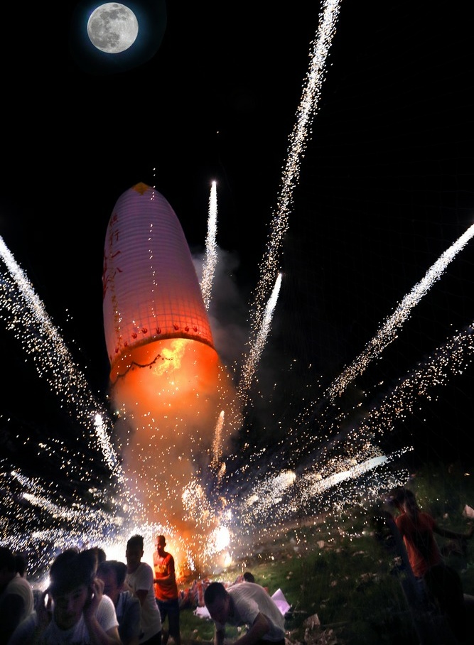 最大的孔明灯是什么样子,令人震撼的孔明灯