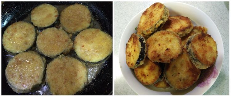 一道好茄子家常菜,煎茄饼