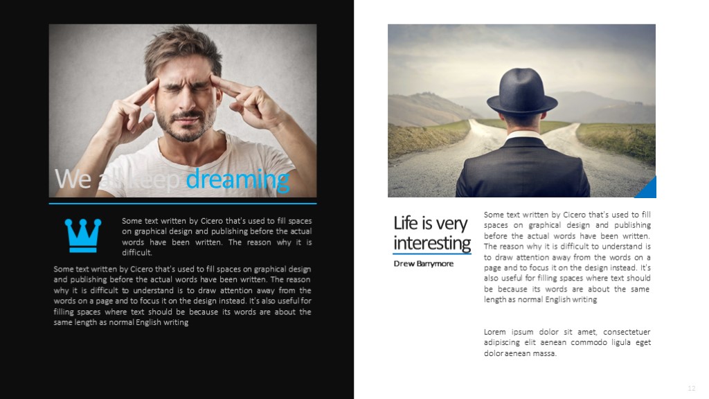 高端大气蓝色商务ppt模板,免费简约风产品介绍ppt模板