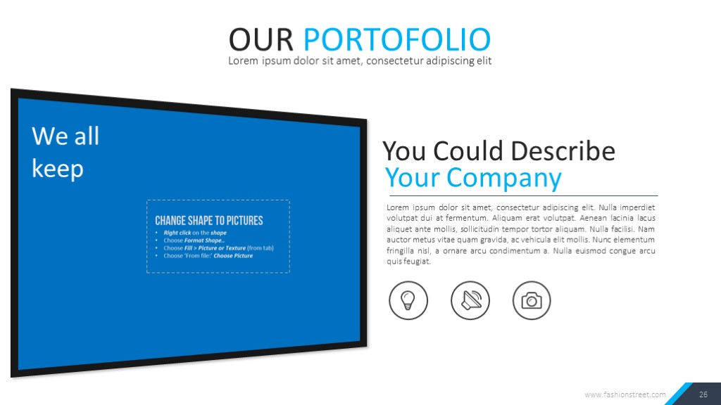 高端大气蓝色商务ppt模板,免费简约风产品介绍ppt模板