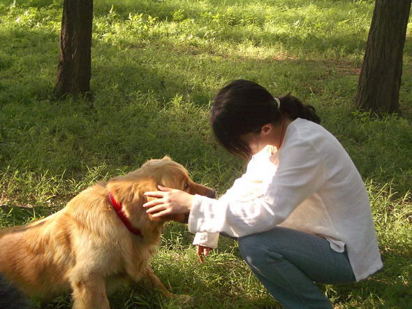 爱情篇:因狗结缘天然呆姑娘-庆幸没有错过你