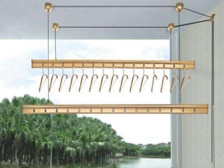 手摇式晾衣架安装教程,手摇式晾衣架固定器安装