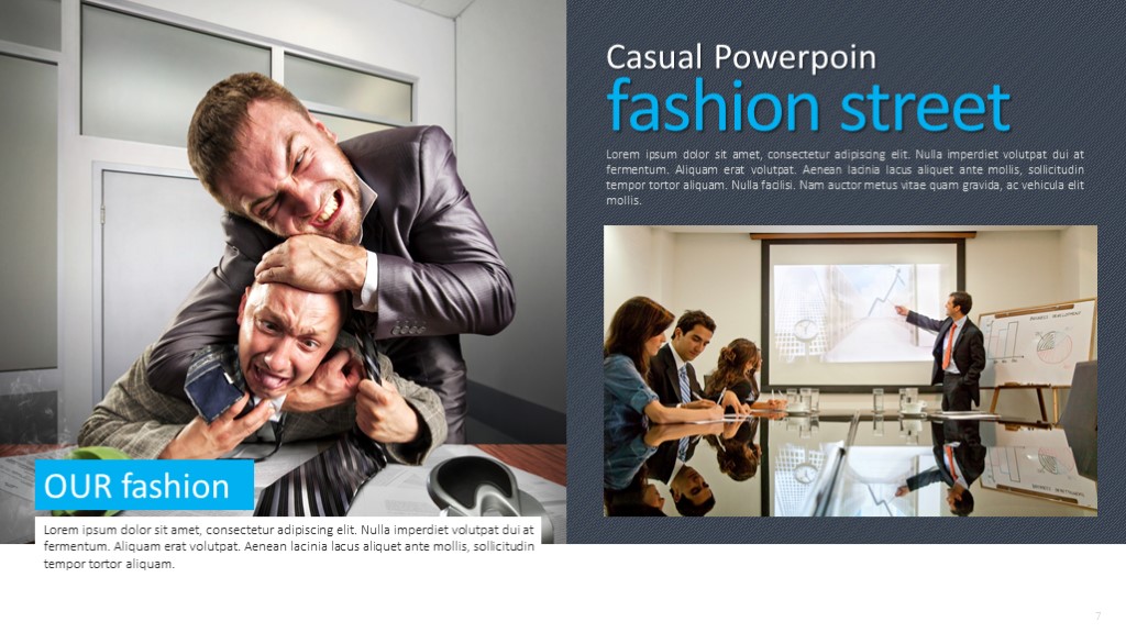 高端大气蓝色商务ppt模板,免费简约风产品介绍ppt模板