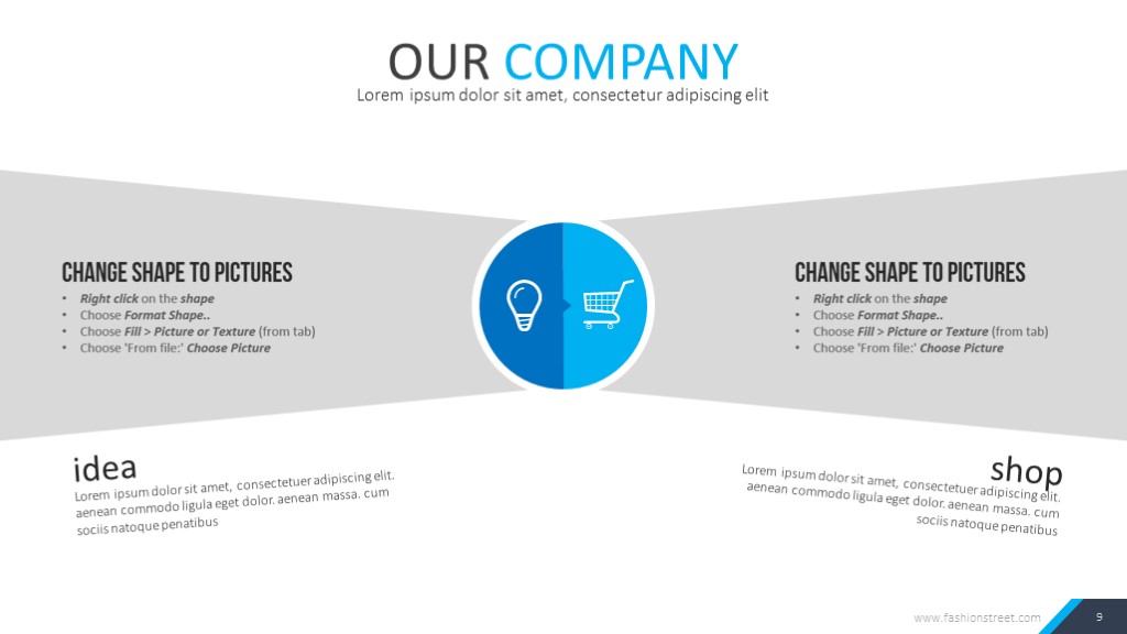 高端大气蓝色商务ppt模板,免费简约风产品介绍ppt模板