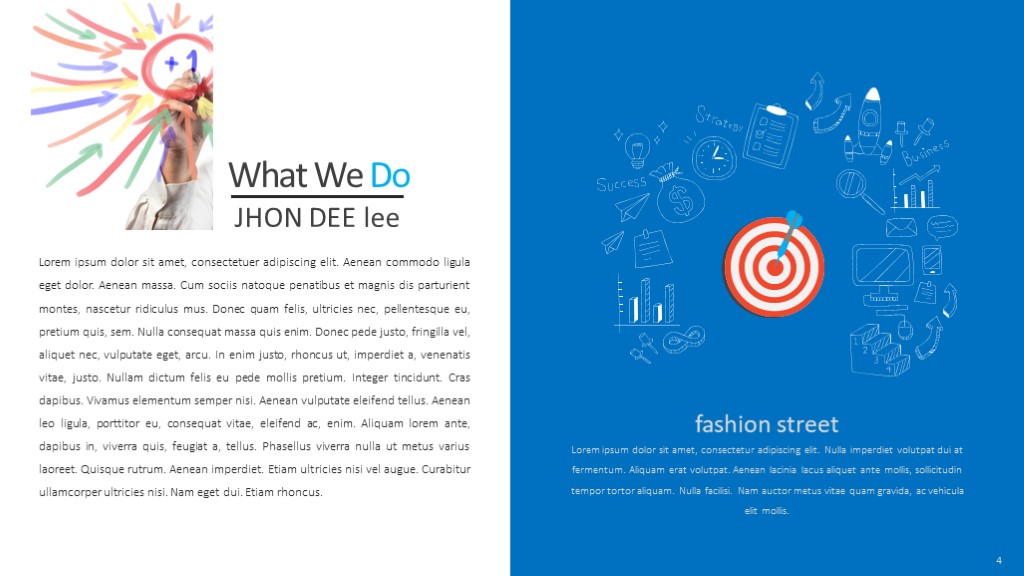 高端大气蓝色商务ppt模板,免费简约风产品介绍ppt模板