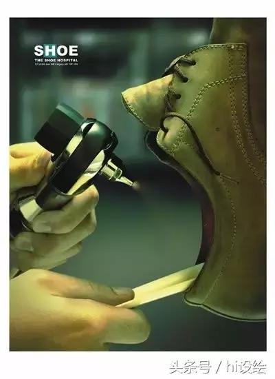 一组趣味十足的创意广告设计,依云返老还童广告创意平面