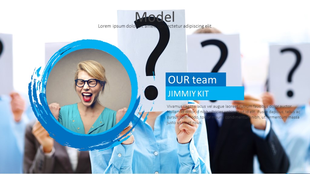 高端大气蓝色商务ppt模板,免费简约风产品介绍ppt模板