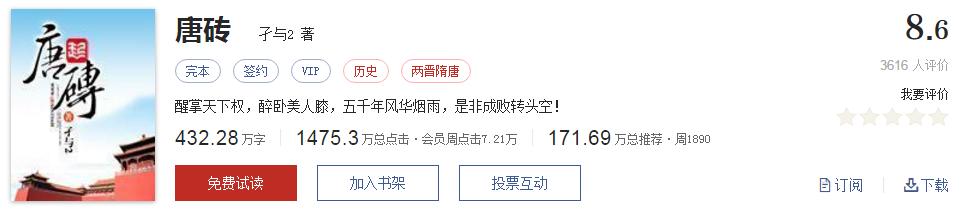 起点高分小说推荐,起点评分9.8以上的网络小说排行榜