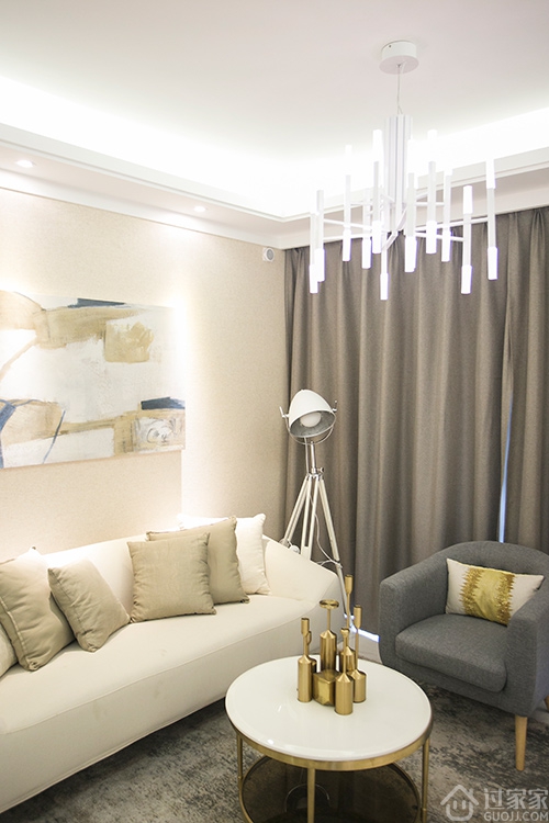 北欧2室风格装修效果图大全,115平米南北通透北欧风格装修图