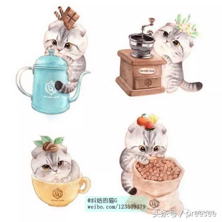 北京｜爱猫却不能亲近，于是她画出了一群萌猫