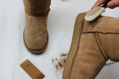 牛皮绒面的鞋子脏了怎么搞干净,打理绒面鞋子的小方法