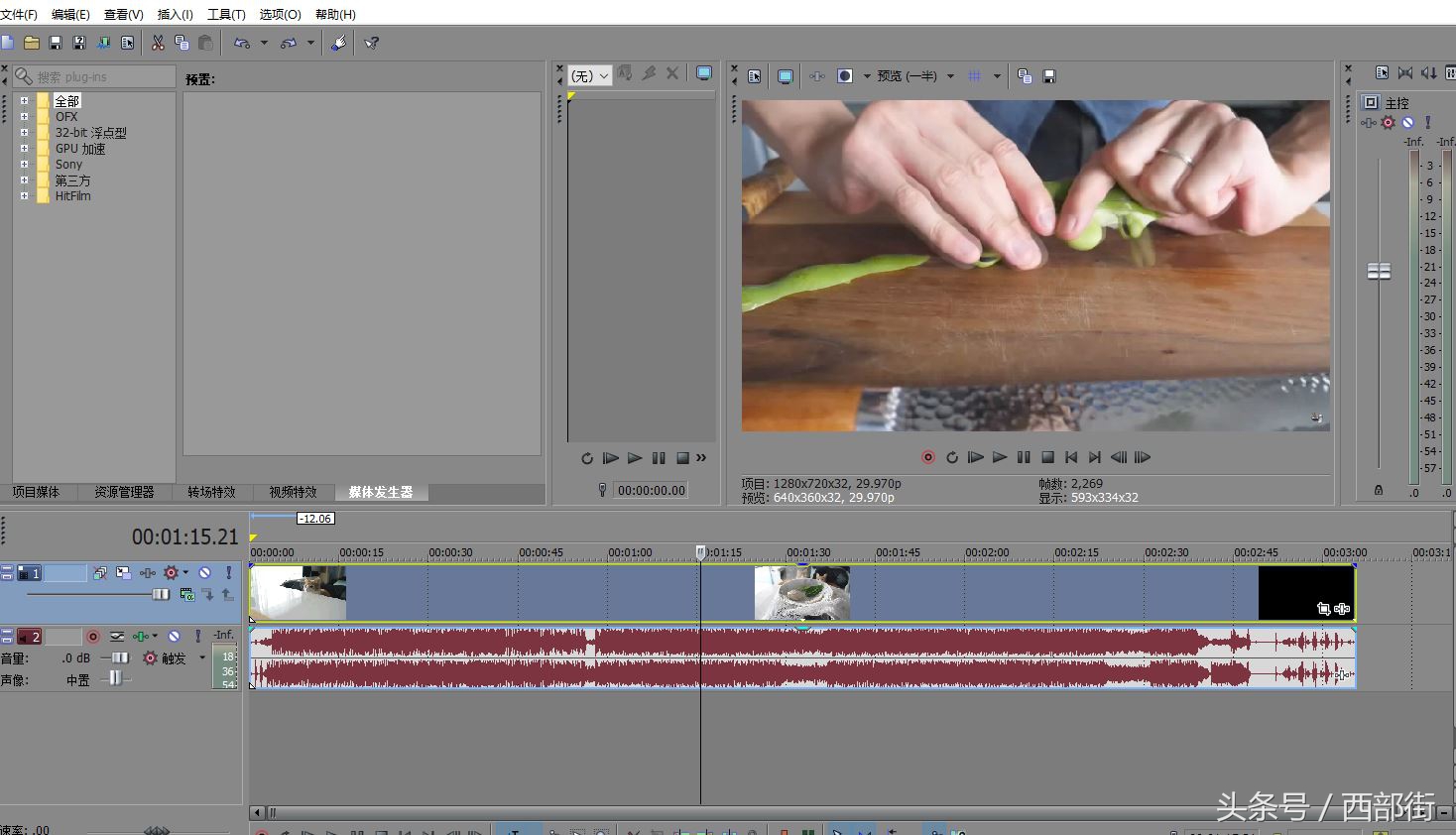 小巧强大的视频剪辑软件Vegas入门使用教程鬼畜视频必备软件