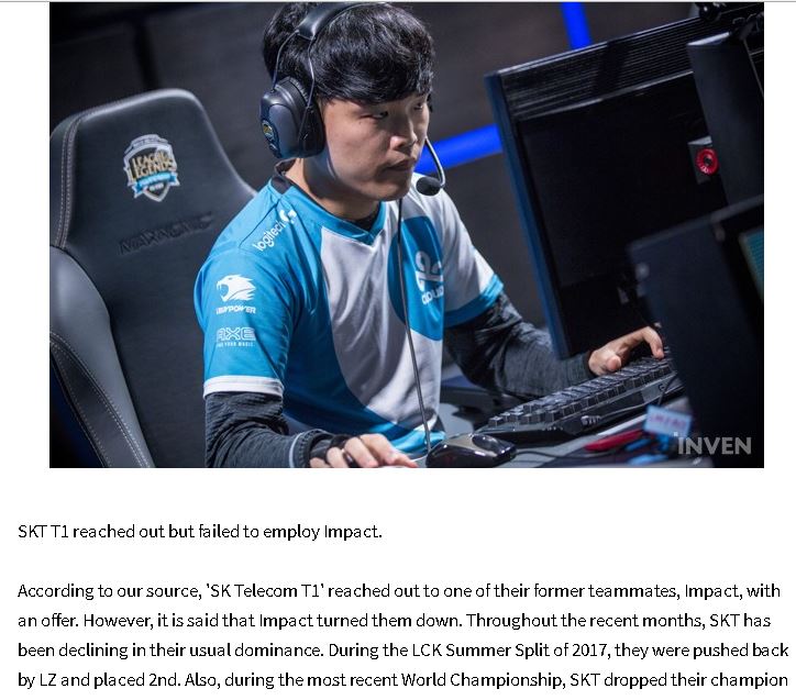 skt邀请impact,sktimpact去哪了