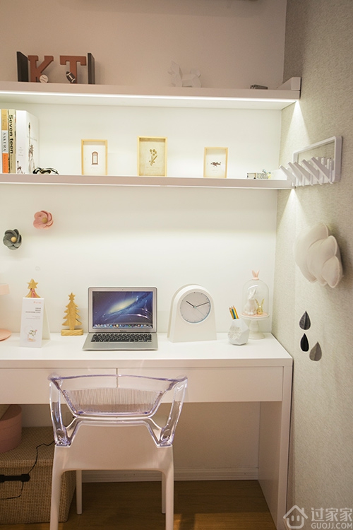 北欧2室风格装修效果图大全,115平米南北通透北欧风格装修图