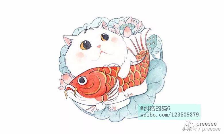 北京｜爱猫却不能亲近，于是她画出了一群萌猫