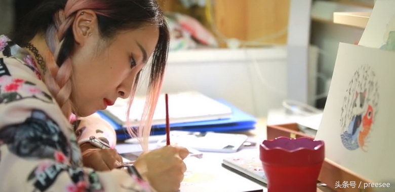 北京｜爱猫却不能亲近，于是她画出了一群萌猫