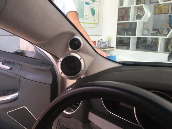 荣威550cd改家用音响,常州汽车音响改装宝骏730