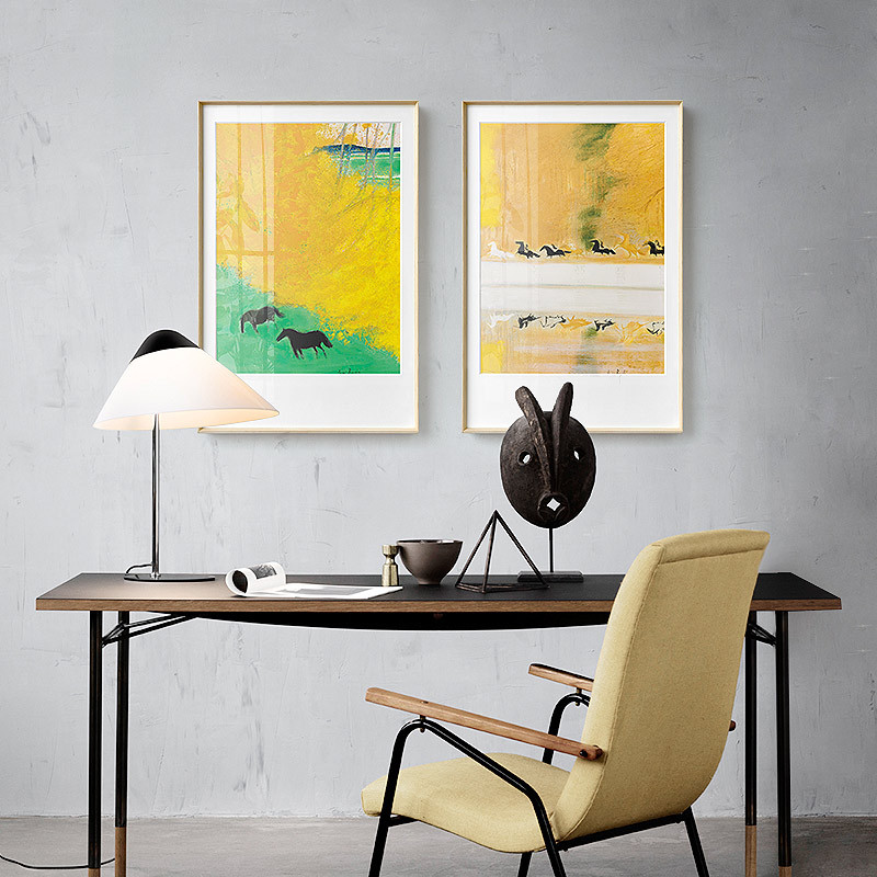 房子软装设计暖色极简风,黄色瓷砖精装房软装设计