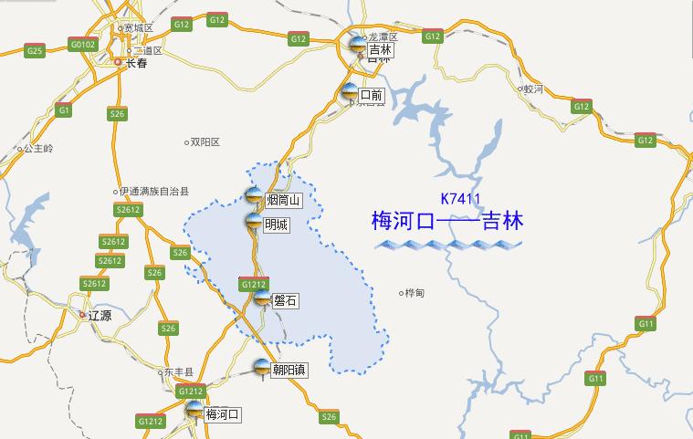 吉林省梅河口市现开通列车,梅河口的火车大概什么时候开通