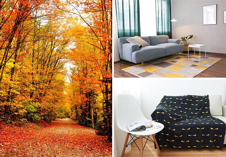 房子软装设计暖色极简风,黄色瓷砖精装房软装设计