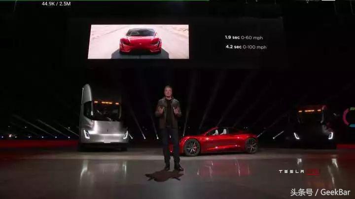 新款roadster加速视频,2020款roadster1.2秒破百