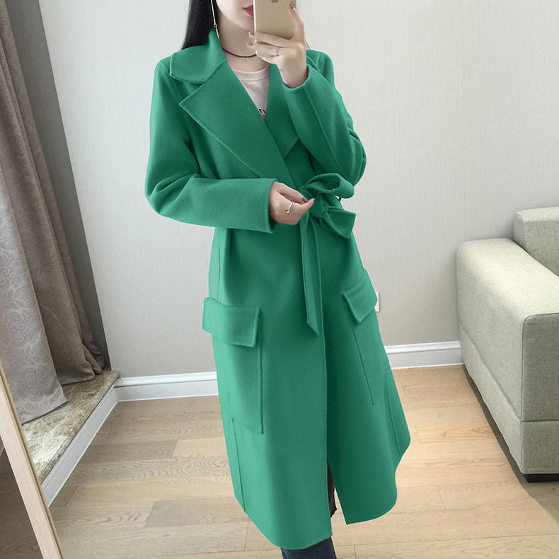 150小个子高档呢大衣修身款,优雅女人呢大衣