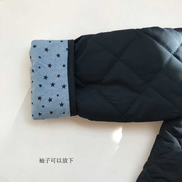 韩版童装男童中长款羽绒服,大男童加厚棉服冬季外套韩版宽松