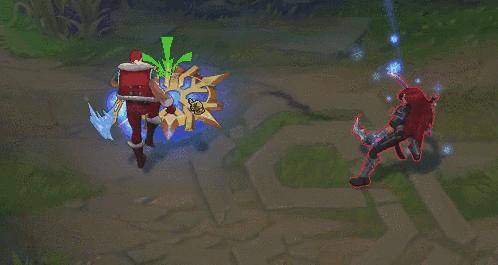 德莱文冰雪节皮肤斧子是不是冠冕,lol英雄联盟冰雪节