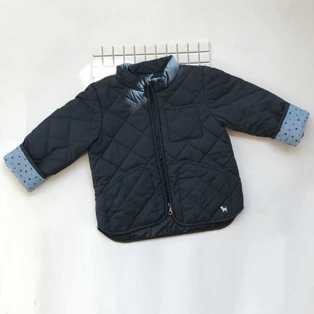 韩版童装男童中长款羽绒服,大男童加厚棉服冬季外套韩版宽松